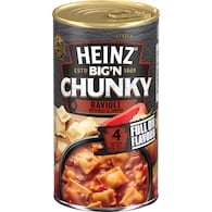 Heinz Big N Chunky Ravioli With Beef & Tomato Canned Meal