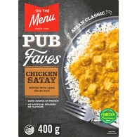 On The Menu Satay Chicken & Rice