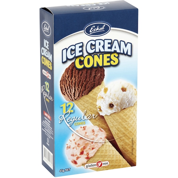 Eskal Gluten Free Ice Cream Cones 45g