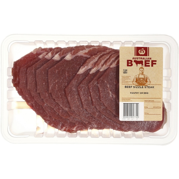 Woolworths Steak Sizzle 300g - 800g