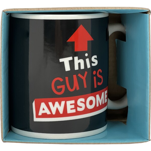 Father's Day This Guy Is Awesome Caption Mug Each