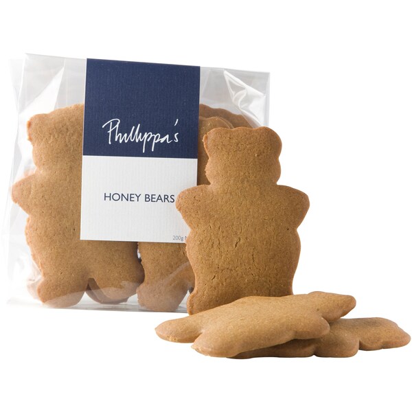 Phillippa's Honey Bears Biscuits 200g
