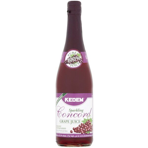 Kedem Sparkling Concord Grape Juice 750ml