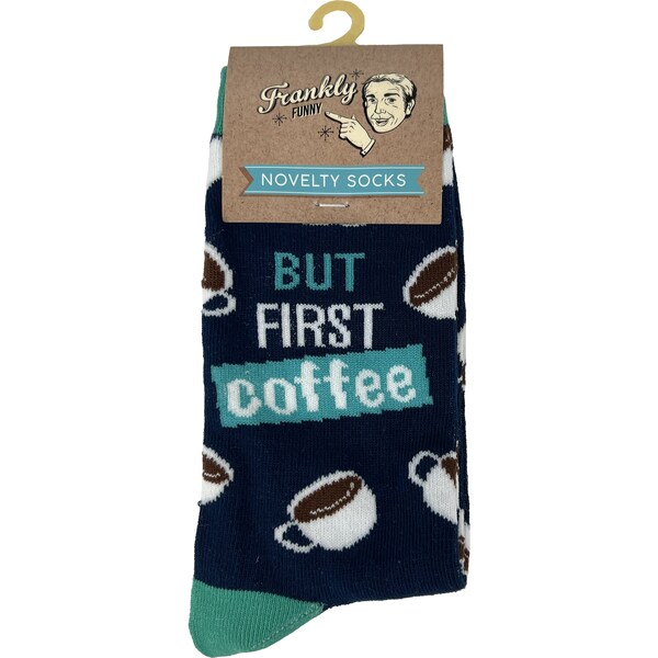 Father's Day But First Coffee Socks Each