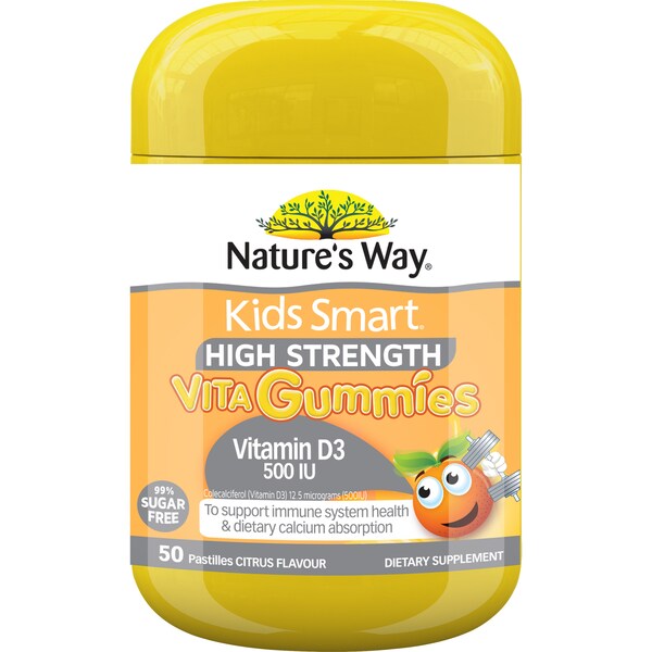 Nature's Way Kids Smart Vita Gummies Vitamin D Pastilles 50 pack