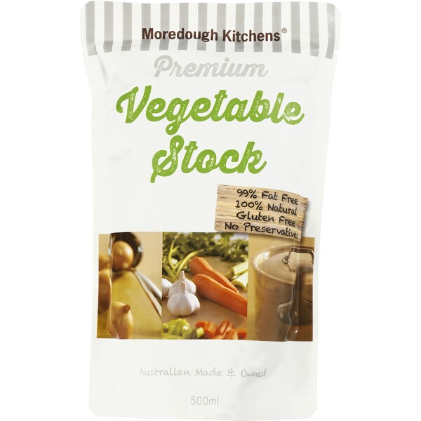 Moredough Kitchens Premium Vegetable Stock 500mL