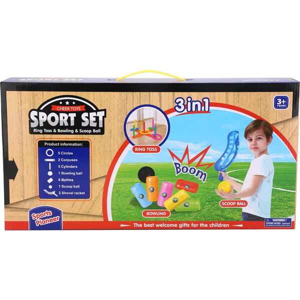 3 In 1 Outdoor Sports Set Each