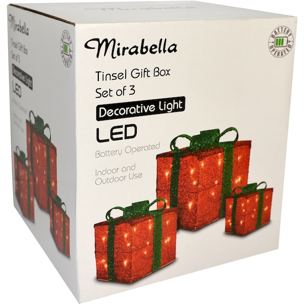 Christmas Solar Presents 3 Pack