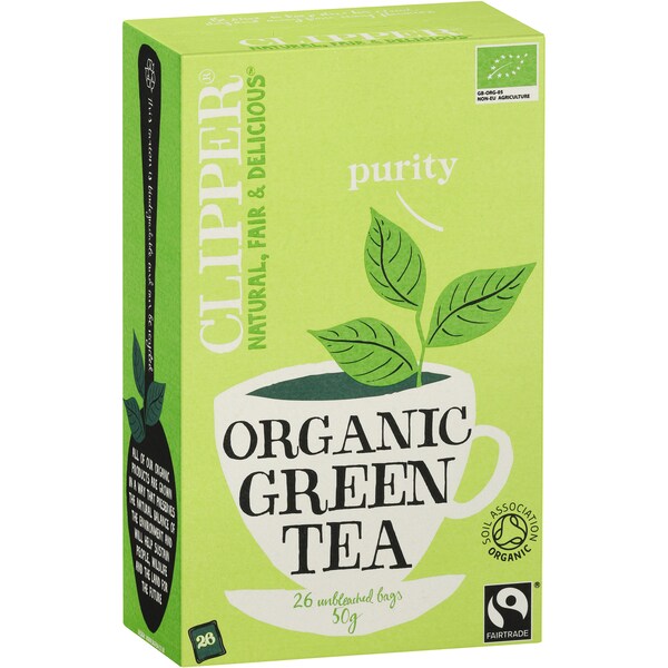 Clipper Organic Tea Green Fair Trade 25 Bags 70g