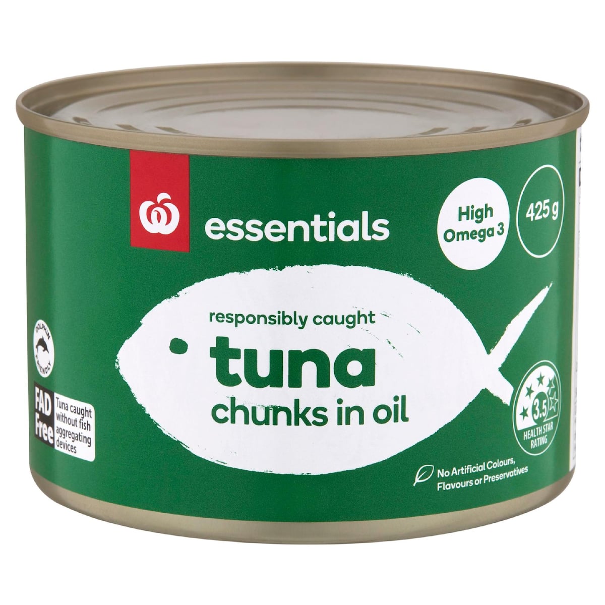 Essentials Tuna In Oil 425g bunch