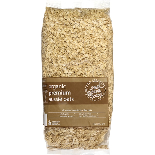 Real Good Food Organic Premium Aussie Oats 1kg