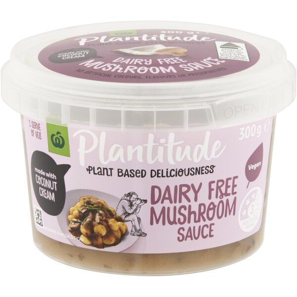 Plantitude Vegan Creamy Mushroom Sauce 300g