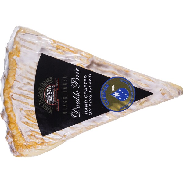 King Island Cheese Double Brie Black Label 1kg