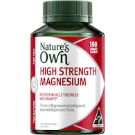 Nature's Own High Strength Magnesium Muscle Health Tablets
