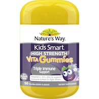 Nature's Way Kids Smart High Strength Vita Gummies Triple Immune Support