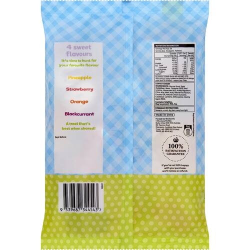 Woolworths Happy Easter Party Mix Lollies 850g bunch