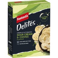 Fantastic Delites Snacks Sour Cream & Chives