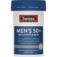 Swisse Ultivite Men's 50+ Multivitamin Tablets