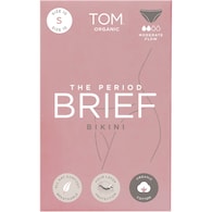 TOM Organic The Period Brief Bikini Moderate Flow Size Small