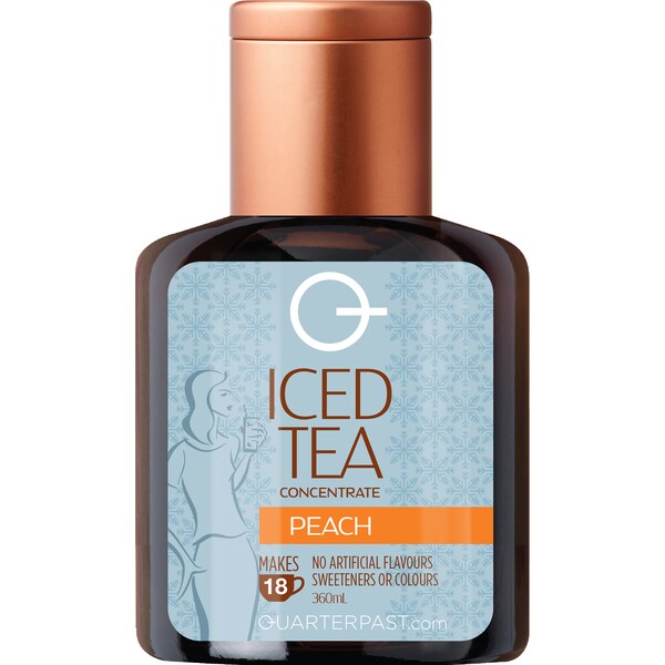 Quarterpast Iced Tea Concentrate Peach 360mL