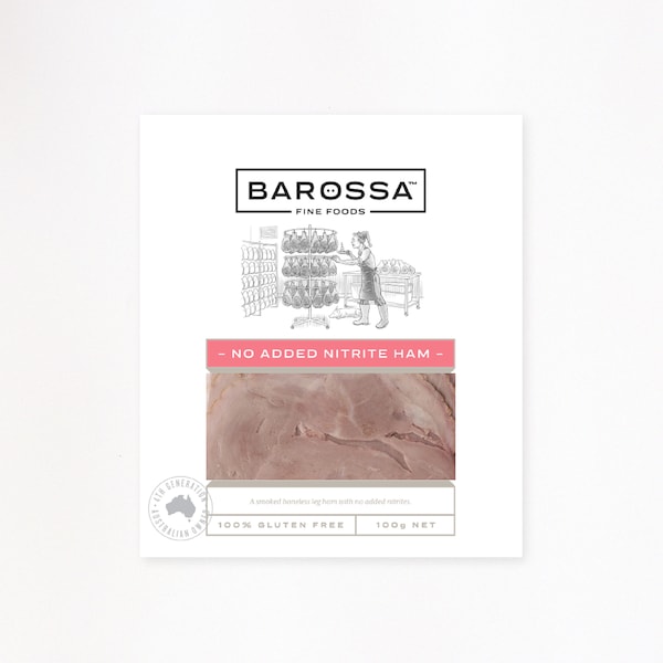 Barossa Fine Foods Ham No Added Nitrite 100g