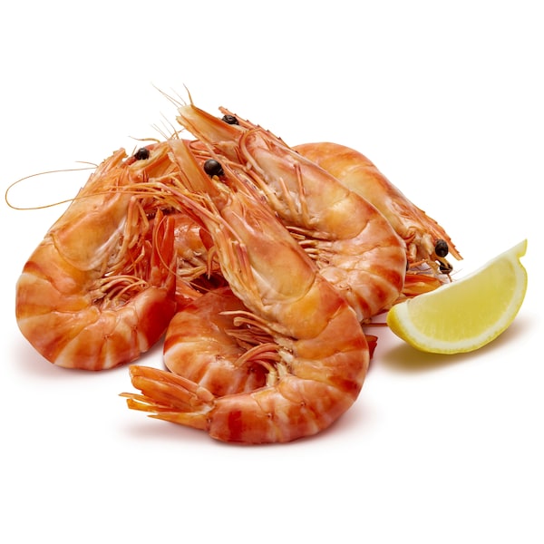 Woolworths Cooked Small Tiger Prawn per kg