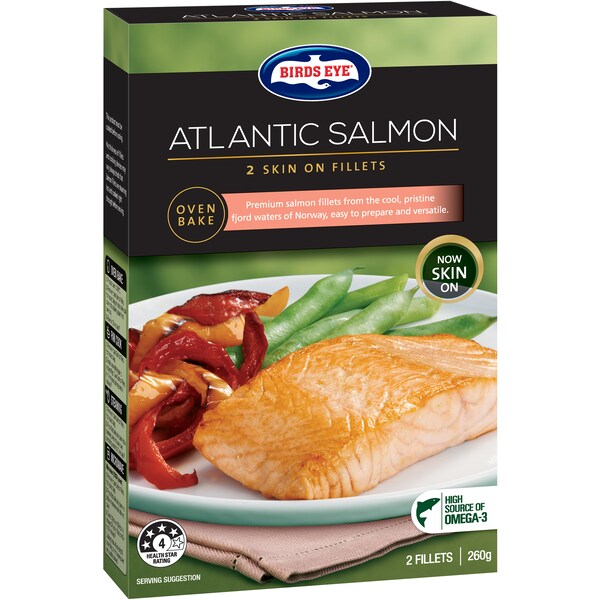 Birds Eye Fillets Natural Salmon 260g