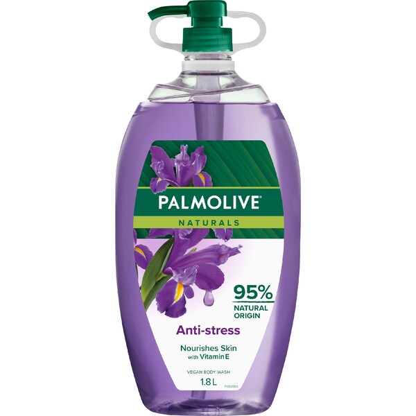 Palmolive Naturals Body Wash Anti Stress With Ylang Ylang & Iris 1.8L