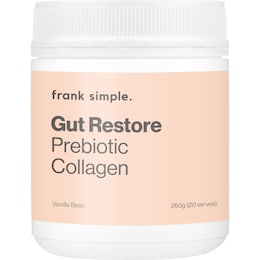 Gut Restore Prebiotic Collagen Vanilla Bean Tub 260g – Woolworths