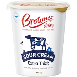 Brownes Brownes Dairy Sour Cream Extra Thick 400g