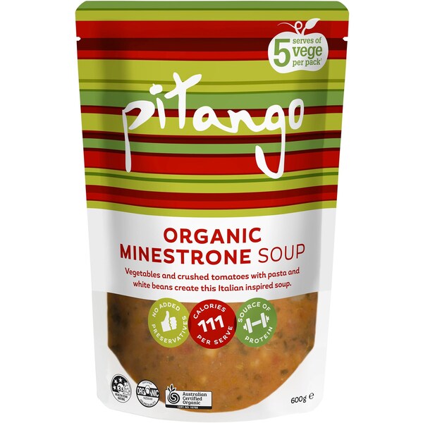 Pitango Organic Minestrone  Soup 600g