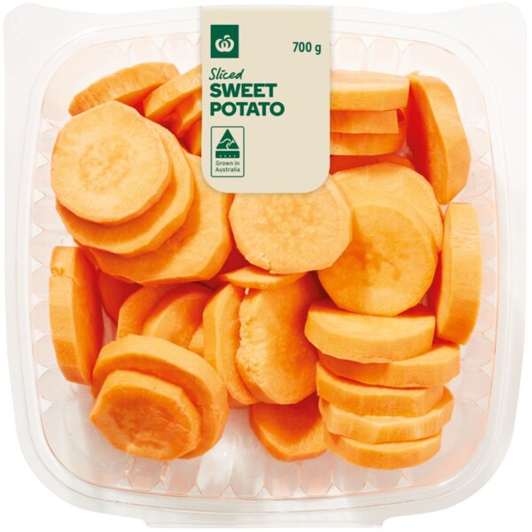 Woolworths Sliced Sweet Potato 700g