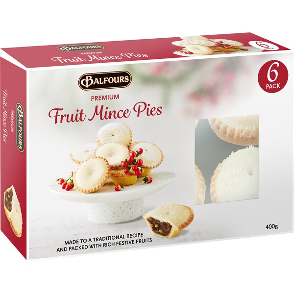 Balfours Fruit Mince Pies Pies 6 Pack