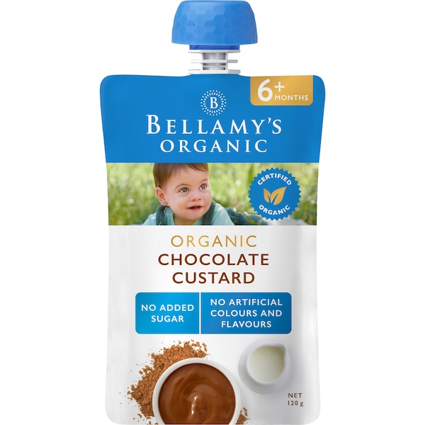 Bellamy's Organic Organic Chocolate Custard 6+ Months 120g