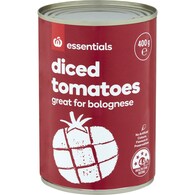 Woolworths Essentials Diced Tomatoes