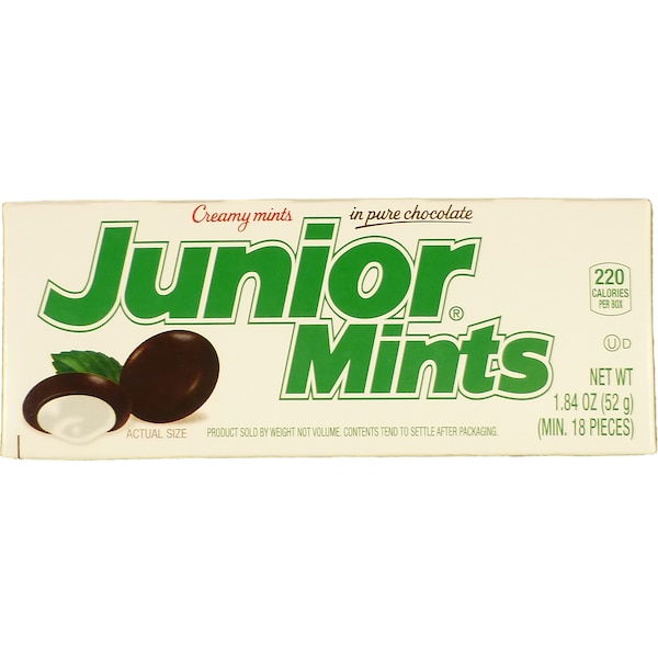 Junior Mints Creamy Mints In Chocolate 52g