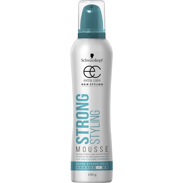 Schwarzkopf Extra Care Hair Styling Strong Styling Mousse 150g
