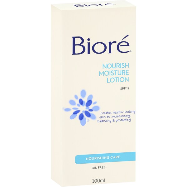 Biore Nourish Moisture Lotion Spf15 100ml
