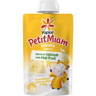 Yoplait Petit Miam Kids Yoghurt Pouch Banana