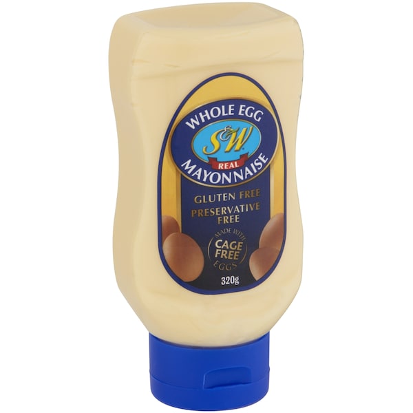 S&W Mayonnaise Whole Egg Squeeze 320g