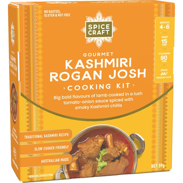 Spicecraft Gourmet Kashmiri Rogan Josh Cooking Kit 39g