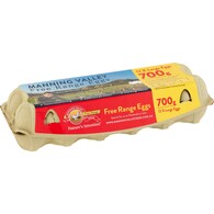 Manning Valley 12 Pack Extra Large Free Range Eggs