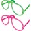 Whiz Pop Bang Happy New Year Glow Glasses 2 Pack