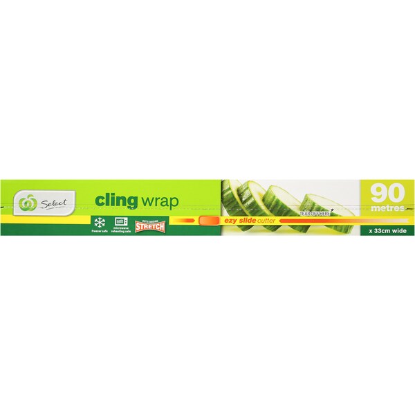 Woolworths Select Cling Wrap  33cmx90m