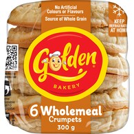 Golden Crumpets Round Wholemeal