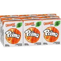 Prima Orange Fruit Drink Poppers