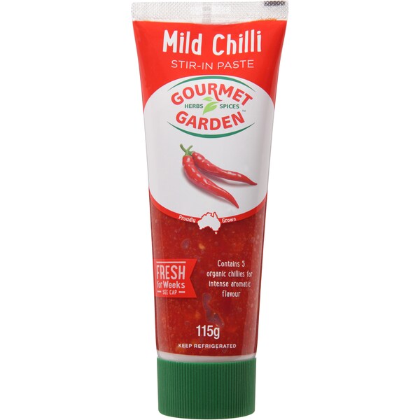 Gourmet Garden Paste Chilli Mild 115g Tube
