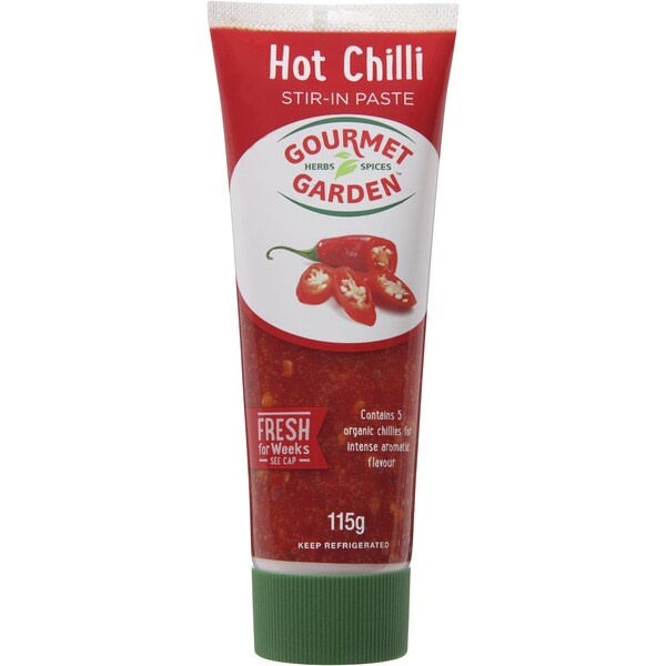 Gourmet Garden Paste Chilli Hot 115g Tube