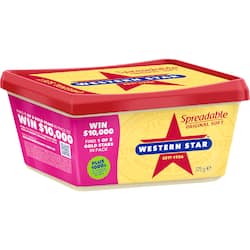 Western Star Original Spreadable Butter Blend Tub 375g