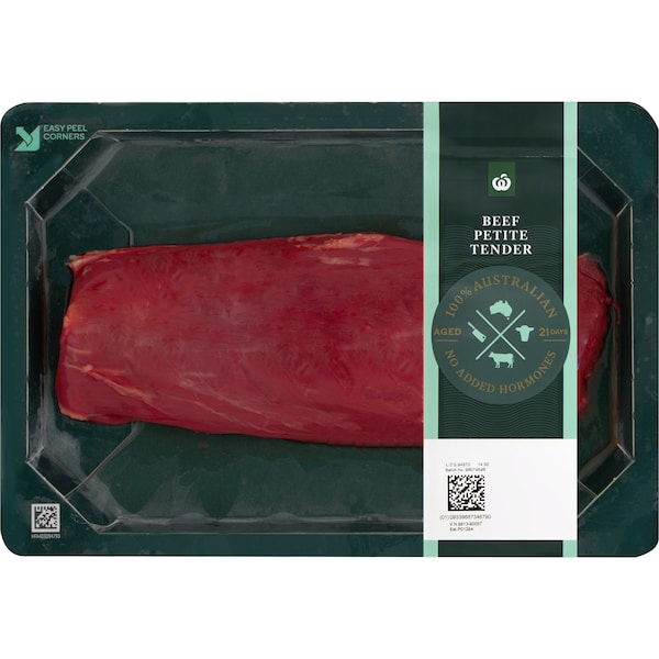 Woolworths Beef Petite Tender 150g-450g